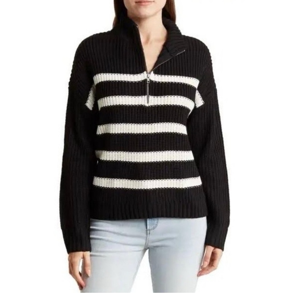 Sanctuary Black and white sweater